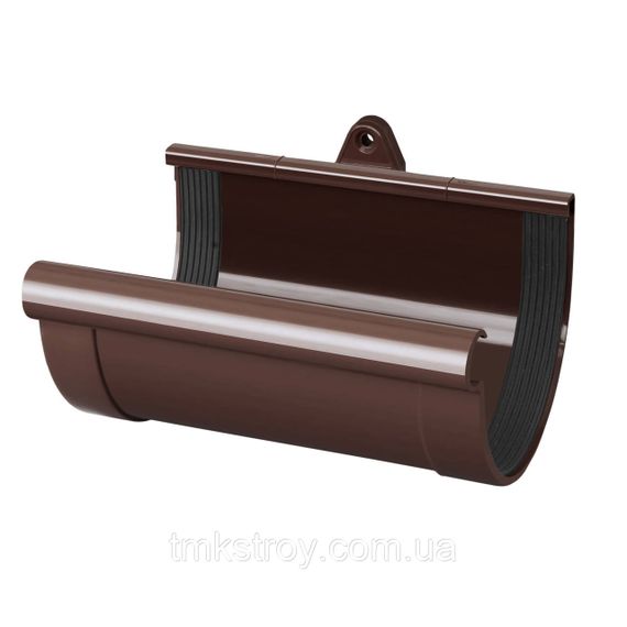 Муфта желоба. 130/100 Водосточные системы Rainway (Ренвей) коричневый