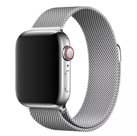 Ремінець для розумного годинника Smart Watch 42/44 Міланська петля (Срібло)