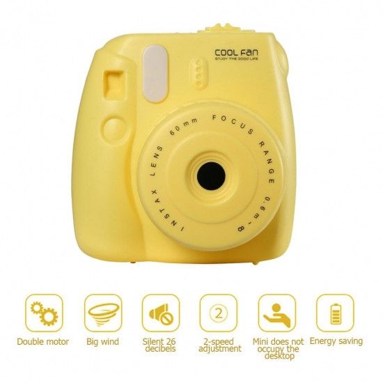 Вентилятор Фотоаппарат Yellow | Зображення 1
