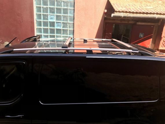 Рейлінги Хром Довга база, пластикова ніжка для Opel Zafira Life 2019- рр | Зображення 3