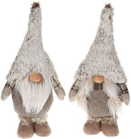 М'яка іграшка "Гном у картатій сорочці" 52см