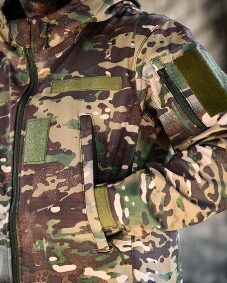 Демісезонний тактичний костюм софтшел SATELIT мультикам НП4885 | Зображення 4