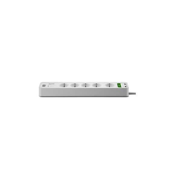 Мережевий фільтр живлення APC Essential SurgeArrest 5 outlets ++ 2 USB (5V, 2.4A) (PM5U-RS) | Зображення 1