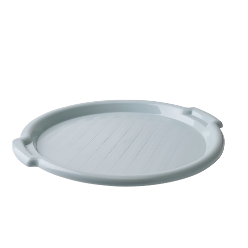 Таця кругла d38,85*2,45 см пластик поліну Алеана