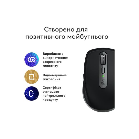 Мишка Logitech MX Anywhere 3S для MAC Wireless Space Grey (910-006947) | Зображення 1