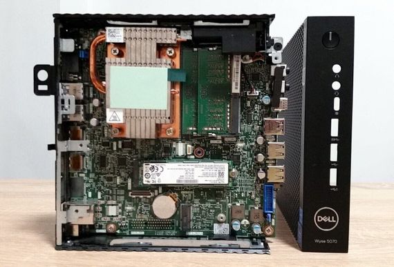 Неттоп Dell WYSE 5070 USFF / Intel Celeron J4105 (4 ядра по 1.5 - 2.5 GHz) / 8 GB DDR4 / 180 GB SSD M.2 / Intel UHD Graphics 600 / 65W / WiFi / Windows 10 Pro б/в | Зображення 3