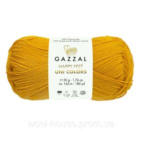 Шкарпеткова пряжа Gazzal Happy Feet Uni Color, 3559