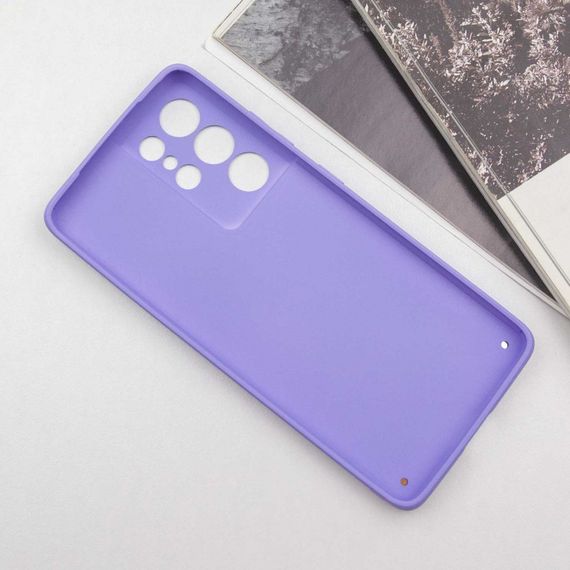 Шкіряний чохол Xshield для Samsung Galaxy S21 Ultra Бузковий / Dasheen | Зображення 2