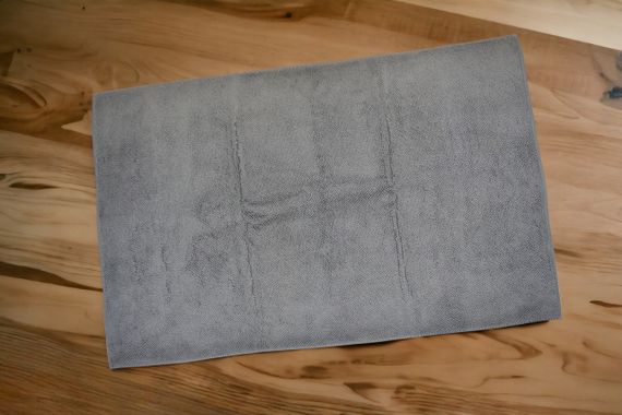 Рушник-килимок  LUX-2 Kayra 65х105 см  для ніг темно-сірий