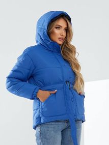 Куртка з поясом, арт. 332, електрик