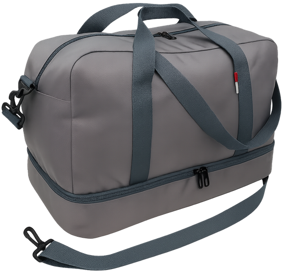 Дорожная сумка с отделом для обуви 40L Wallaby серый | Зображення 8