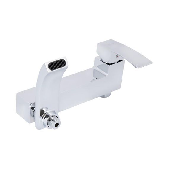 Смеситель для ванны Qtap Swan Cascada с поворотным изливом (с душевым гарнитуром) QTSWA260CRM45565 Chrome | Зображення 5