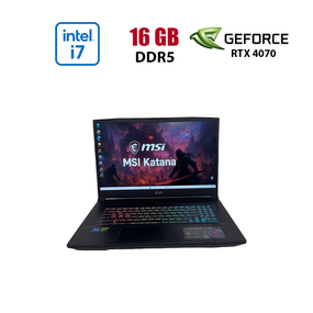 Игровой ноутбук MSI Katana 15 B12VGK / 15.6" (1920x1080) IPS / Intel Core i7-12650H (10 (16) ядер по 3.5 - 4.7 GHz) / 16 GB DDR5 / 512 GB SSD NVMe / nVidia GeForce RTX 4070, 8 GB GDDR6, 128-bit / WebCam б/у