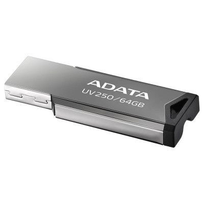 USB флеш накопитель ADATA 64GB AUV 250 Black USB 2.0 (AUV250-64G-RBK) | Зображення 1