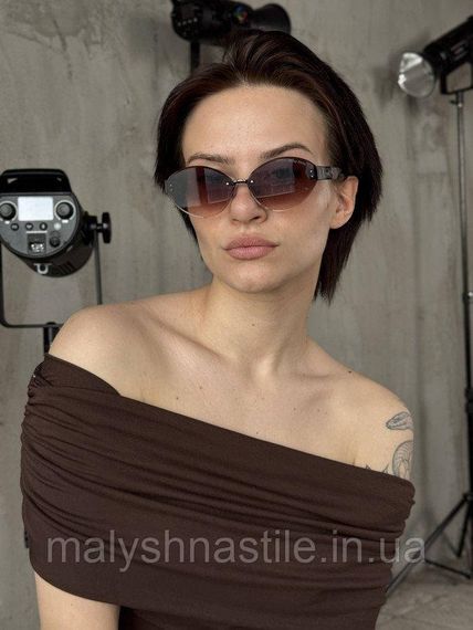 Женские очки Miu brown 4 ДЛ7230 | Зображення 4