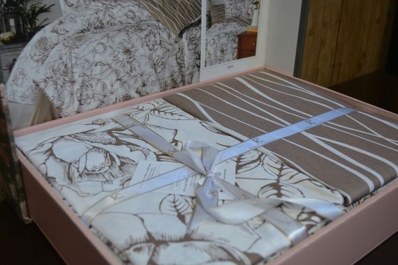 Постельное белье First Choice Ranforce 200 х 220 см Rozen Mink | Зображення 4
