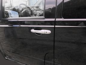 Накладки на ручки (нерж) 4 шт, Carmos - Турецька сталь для Mercedes Viano 2004-2015 рр