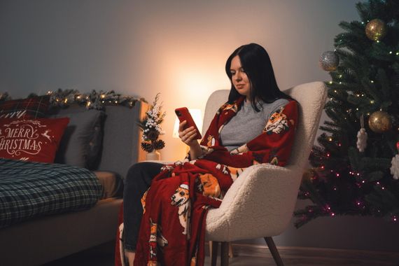 Плед Ardesto Flannel 160х200см, різдвяні коргі (ART0119PB) | Зображення 1