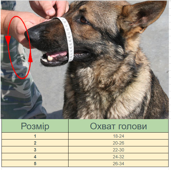 Намордник для собак розмір 1 | Зображення 3