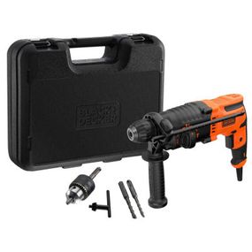 Перфоратор Black&amp;Decker SDS-Plus, 650 Вт, 1.6 Дж, 3 режима, кейс, 3.57 кг (BEHS01)