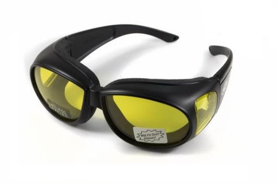 Окуляри захисні з ущільнювачем Global Vision Outfitter (yellow) Anti-Fog, жовті | Зображення 1