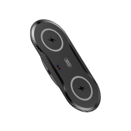 Мощное беспроводное зарядное устройство XO WX025 20W 2 in 1 Черный (WX025_539) | Зображення 4