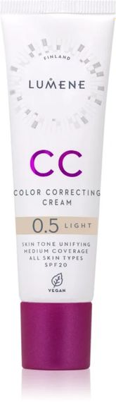 Тональный крем LUMENE CC CREAM SPF 20 - 0.5 LIGHT (30 ml)