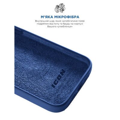 Чехол для мобильного телефона Armorstandart ICON2 MagSafe Apple iPhone 15 Plus Storm Blue (ARM72741) | Зображення 6