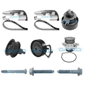 Ремень ГРМ компл. + помпа VW Caddy 1.4 i 00-06, Dayco, KTBWP3470,