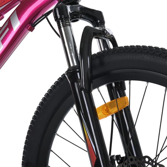 Велосипед MTB2601-3, 26 дюймов, алюминиевая рама 13 Shimano 21SP фуксия | Зображення 2