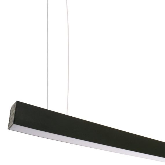 Линейный подвесной светодиодный светильник FLF-66 45W NW BK LED 1,2m | Зображення 1
