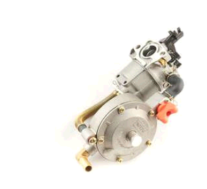 Карбюратор бензогенератора 168F/170F (6,5/7Hp) з газовим редуктором