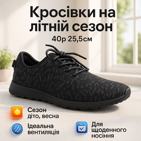 Чоловічі кросівки для повсякденного життя 40р 25.5см, Легкі дихаючі кросівки для чоловіків на літо JP-38