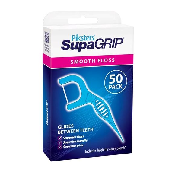 Зубочистка – флос Piksters SupaGRIP Floss Picks, 50 шт | Зображення 1