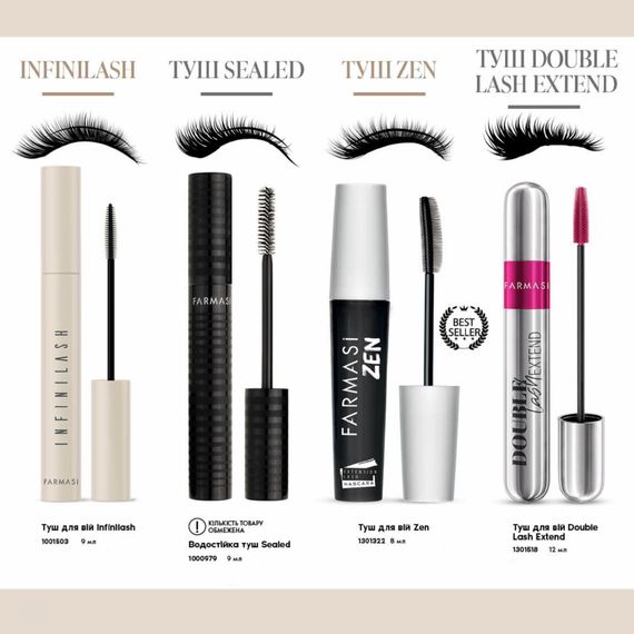 Туш для подовження вій Infinilash Farmasi 9 мл | Зображення 6