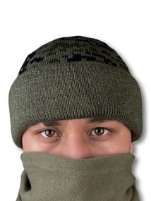 Шапка ЗСУ піксель з флісом