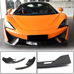 Флапсы на передний бампер (Карбон) для McLaren 540C/570S 2015-2020 гг