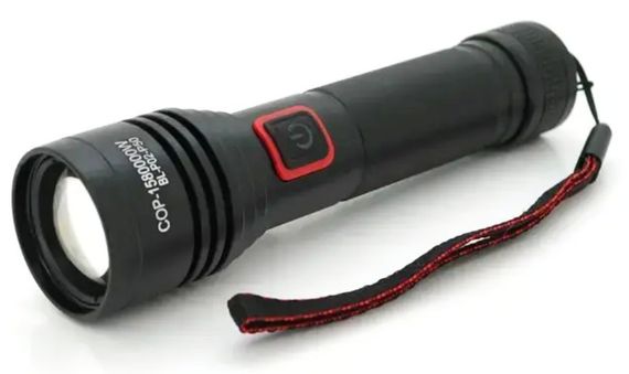 Мощный фонарь ручной аккумуляторный Bailong BL-P02-P50 сверхъяркий фонарик 18650 Зум ZOOM P50 Type-C | Зображення 1