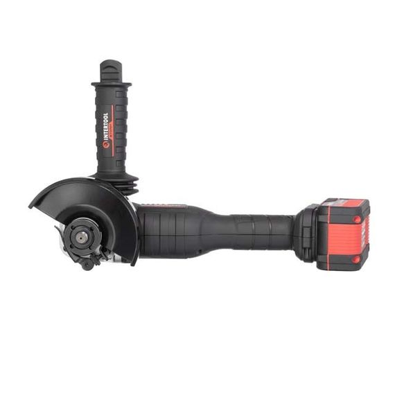 Шліфмашина кутова акумуляторна з безщітковим двигуном 125 мм INTERTOOL WT-0366 | Зображення 1