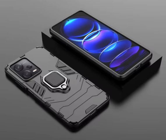 Чохол бампер Primolux Ring Armor для Xiaomi Redmi Note 12 5G - Black | Зображення 2