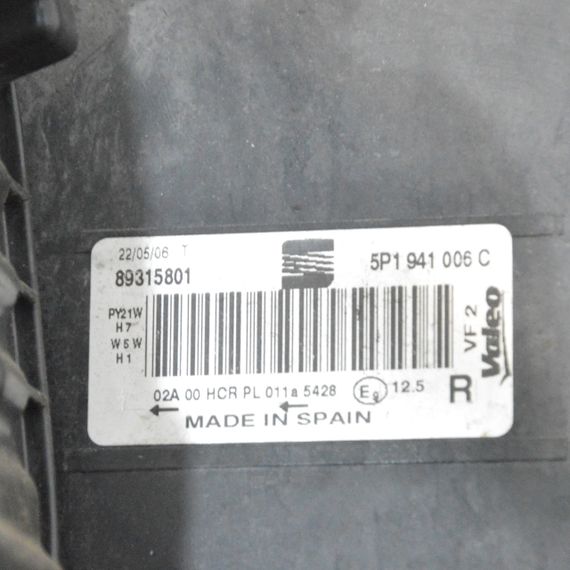 Фара права Seat Altea Leon II 2004-2015 Фара передня права Сеат Альтеа Леон 2 5P1941006C | Зображення 5