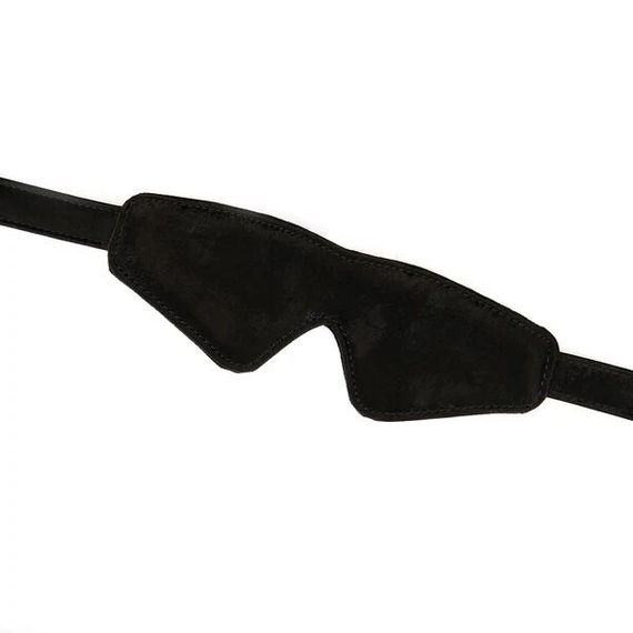 Маска на очі Liebe Seele Boudoir Amor Blindfold Black, щільне прилягання, оксамитовий фініш | Зображення 2