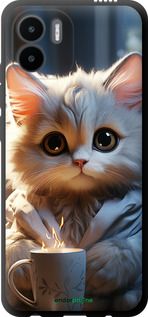 Чохол на Xiaomi Redmi A2 Білий кіт "5646b-3026-2448"