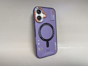 Чохол для iPhone 16 / Айфон 16 RbooT, магнітний чохол MagSafe, захисний, фіолетовий