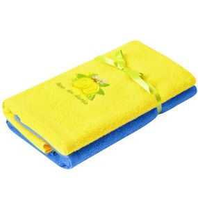 Набір рушників IDEIA 88019 Україна 40*70  махрове полотно Синій