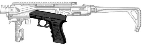 Конверсійний кіт FAB Defense K.P.O.S. Scout для Glock 17/19. К: FDE | Зображення 1