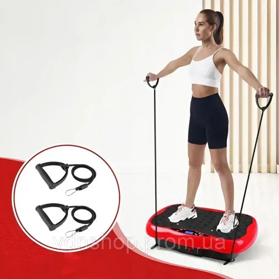 Віброплатформа для тренувань + пульт, до 120кг, від мережі / Вібраційна платформа для схуднення | Зображення 4