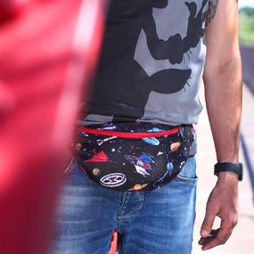 Сумка на пояс бананка Bumbag Space 27x16 см (BB_20J016_KR)