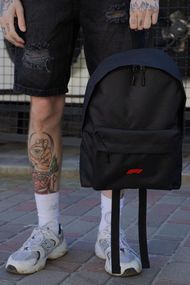 Повсякденний рюкзак шкільний Without Compact з принтом F1Red Black