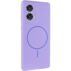 Чохол Silicone Cover Lakshmi Full Camera (AA) with MagFit для Motorola Edge 50 Fusion Бузковий / Dasheen